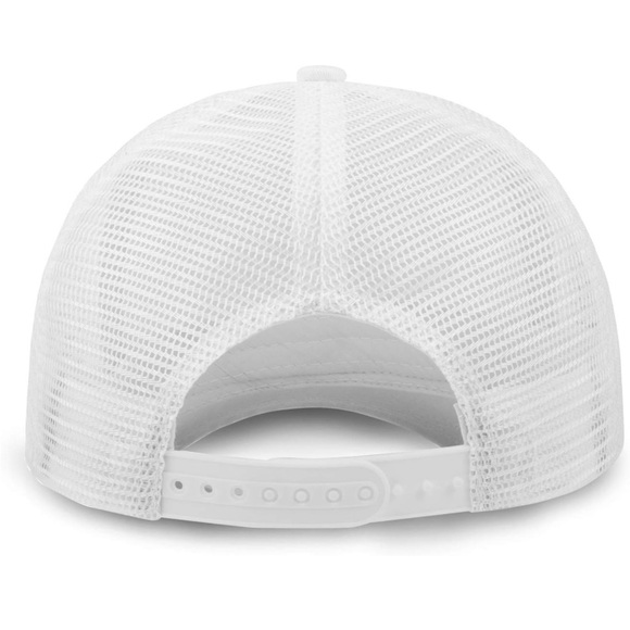 4/$20 Women’s White Low Profile Baseball Style Mesh Back Hat Adj Snapback OS - Picture 4 of 6